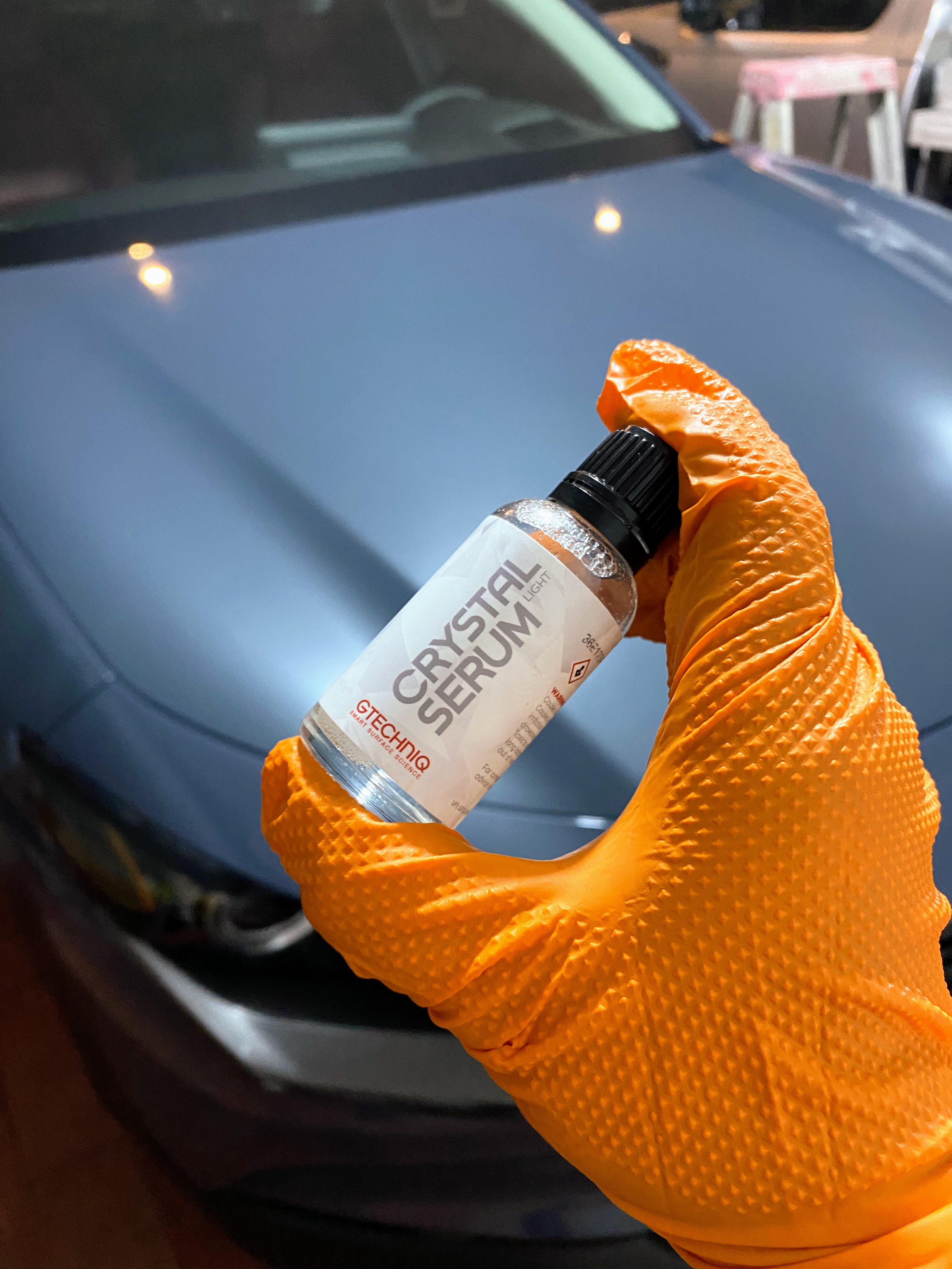 Cerámico curado — brillo intenso