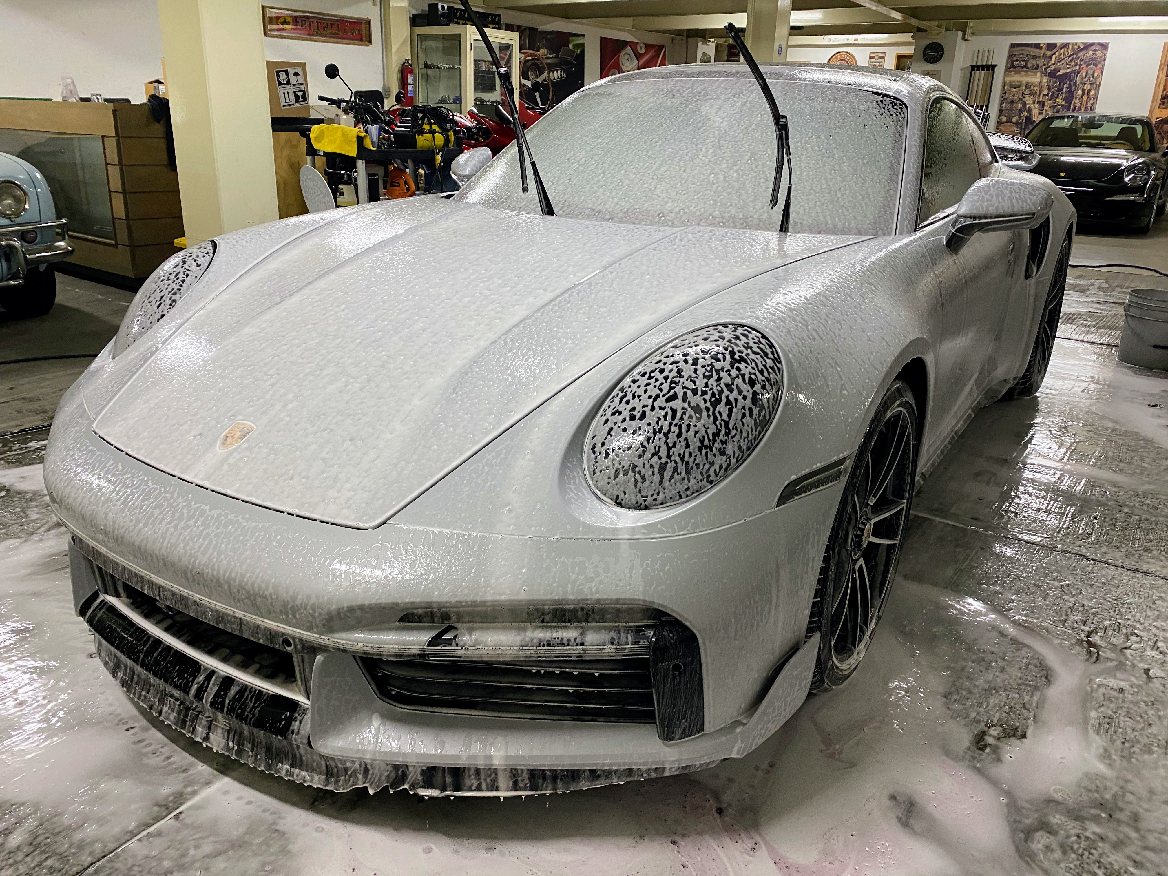 Corrección de pintura — acabado espejo